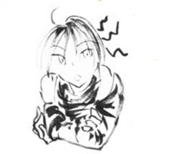 cuteblack sticker #1697631