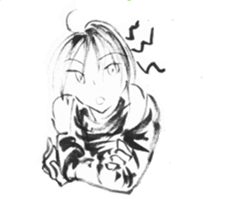 cuteblack sticker #1697631