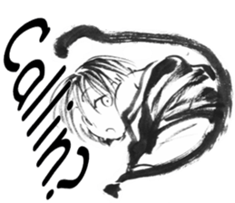 cuteblack sticker #1697634