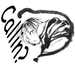 cuteblack sticker #1697634