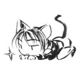 cuteblack sticker #1697635