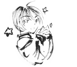 cuteblack sticker #1697637