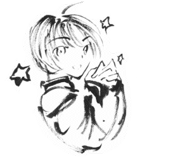 cuteblack sticker #1697637