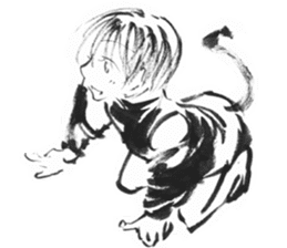 cuteblack sticker #1697638