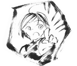 cuteblack sticker #1697639