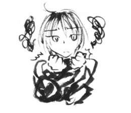 cuteblack sticker #1697640