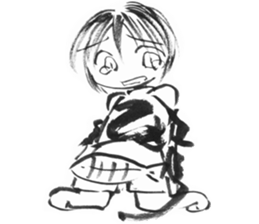 cuteblack sticker #1697644