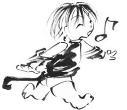 cuteblack sticker #1697645