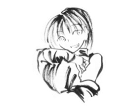 cuteblack sticker #1697647