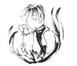 cuteblack sticker #1697648