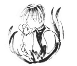 cuteblack sticker #1697648