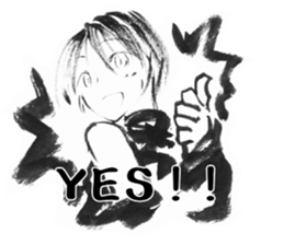 cuteblack sticker #1697650