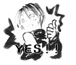 cuteblack sticker #1697650