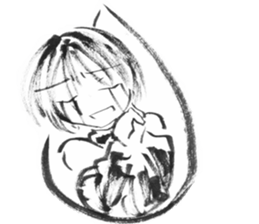 cuteblack sticker #1697651