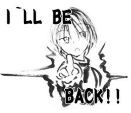 cuteblack sticker #1697654