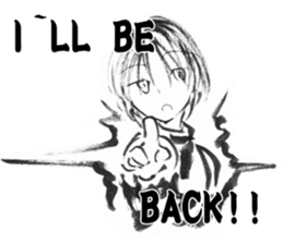 cuteblack sticker #1697654