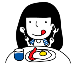 Happy Little O sticker #1697903