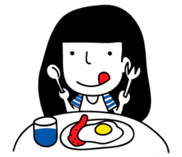 Happy Little O sticker #1697903