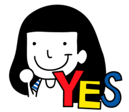 Happy Little O sticker #1697904