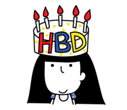 Happy Little O sticker #1697907