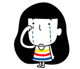 Happy Little O sticker #1697916