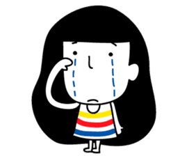 Happy Little O sticker #1697916