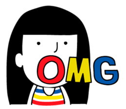 Happy Little O sticker #1697928