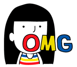 Happy Little O sticker #1697928