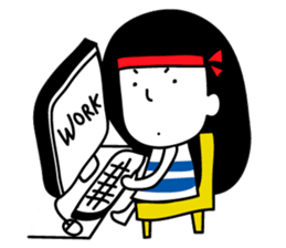 Happy Little O sticker #1697931