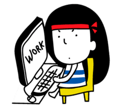 Happy Little O sticker #1697931