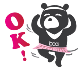 Taiwan "Hey" Bear's Little Theater sticker #1698043