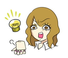 Japanese Cute Girl sticker #1698401