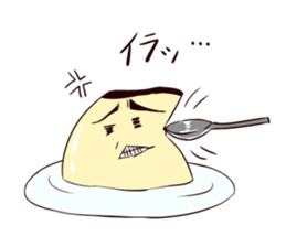 pudding Sticker sticker #1698620