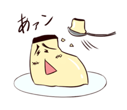 pudding Sticker sticker #1698621