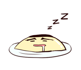 pudding Sticker sticker #1698628