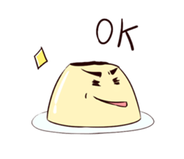 pudding Sticker sticker #1698634