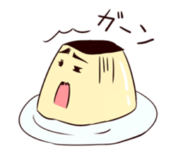 pudding Sticker sticker #1698638