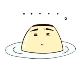 pudding Sticker sticker #1698653