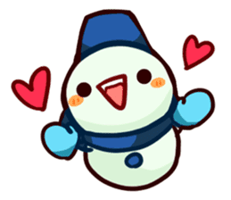 Muffler snowman sticker #1698777