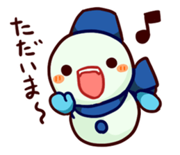 Muffler snowman sticker #1698783