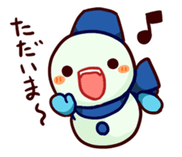 Muffler snowman sticker #1698783