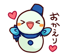 Muffler snowman sticker #1698784