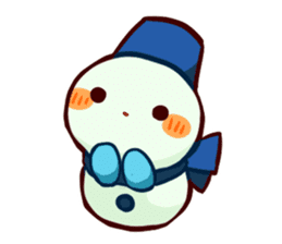 Muffler snowman sticker #1698786