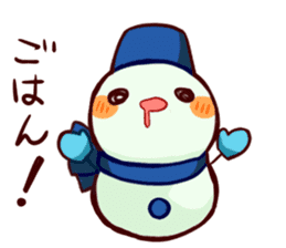 Muffler snowman sticker #1698788