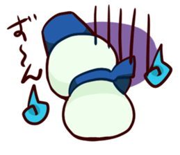 Muffler snowman sticker #1698790