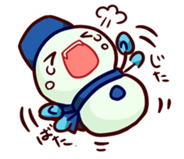 Muffler snowman sticker #1698792