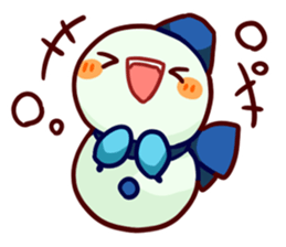 Muffler snowman sticker #1698800