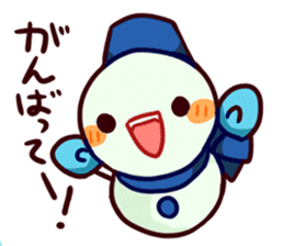Muffler snowman sticker #1698803
