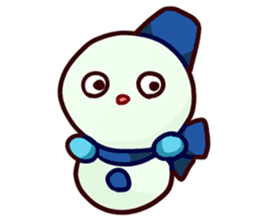 Muffler snowman sticker #1698806