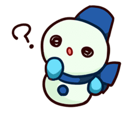 Muffler snowman sticker #1698809